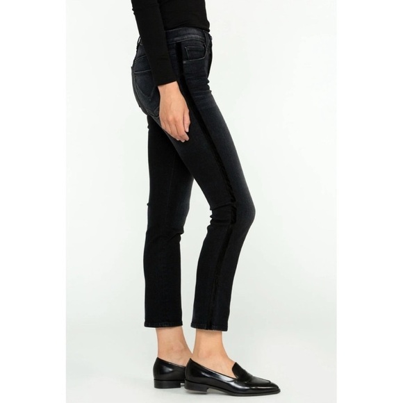 HUDSON Nico Black Straight Crop Jeans - Picture 6 of 12